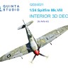 Quinta studio QD24021 Spitfire Mk.VIII (Airfix) 3D Декаль интерьера 1/24