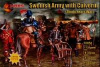 Mars MAR72031 Thirty Years War Swedish Army (big set -horses + big gun + many figures) 1/72
