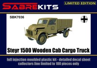 Sabre Kits SBK7036 Steyr 1500 Wooden Cab Cargo Truck ex-Special Hobby, new decals 1/72