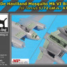 BlackDog A72052 De Havilland Mosquito Mk VI Big set (TAM) 1/72