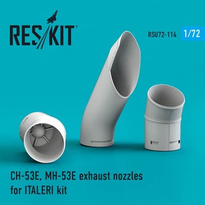 Reskit RSU72-0114 CH-53E, MH-53E exhaust nozzles (ITAL) 1/72