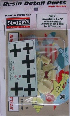 Kora Model CSD7232 Lavochkin La-5F Luftwaffe Conv.set&amp;decal (KP) 1/72