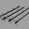 Brengun BRL-72291 AIM-9X Sidewinder (4 pcs.) 1/72