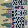 Kora Model DEC4883 Avia S-92 Turbina (Czechosl.) Part I. декали 1/48