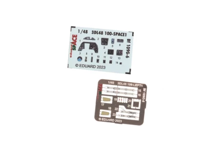 Eduard 3DL48100 Bf 109G-6 SPACE (TAM) 1/48