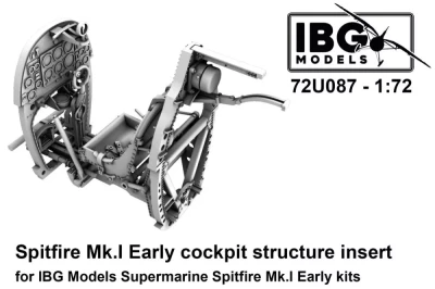 IBG U7287 Spitfire Mk.I Early cockpit structure insert 1/72