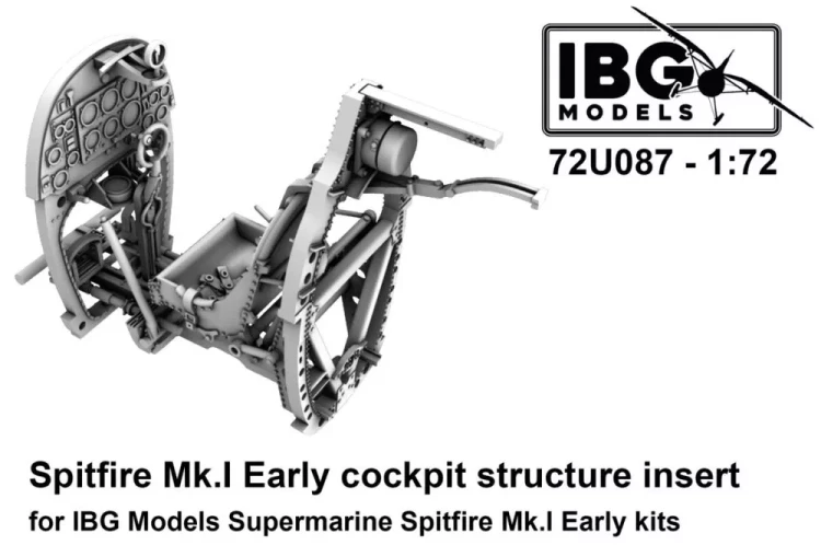 IBG U7287 Spitfire Mk.I Early cockpit structure insert 1/72