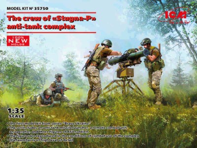ICM 35750 The crew of 'Stugna-P' Anti-tank complex 1/35