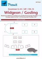Peewit M72363 Canopy mask Widegeon/Gosling (KPM) 1/72