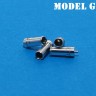 Model Gun MG-3558 Система 902А/Б "Туча" (пустая), комплект 4 шт, дымовые гранатометы для танков СССР и России 1/35
