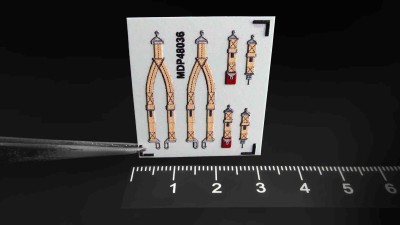 Metallic Details P48036 P-47, P-51 seat belts 1/48