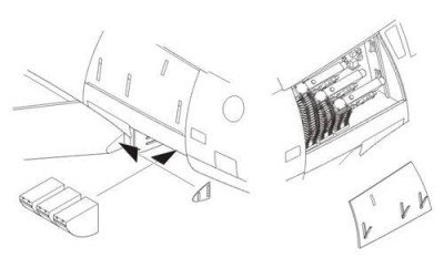 CMK 5062 F-86F-40 Sabre-Armament set for HAS 1/32