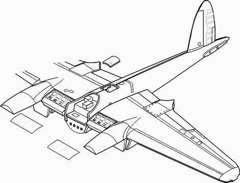 CMK 4106 Mosquito Mk. IV/ VI - exterior set for TAM 1/48