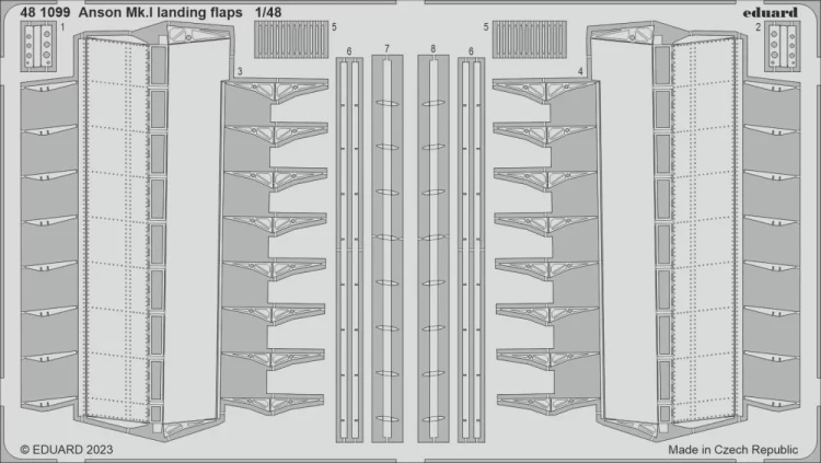 Eduard 481099 SET Anson Mk.I landing flaps (AIRF) 1/48