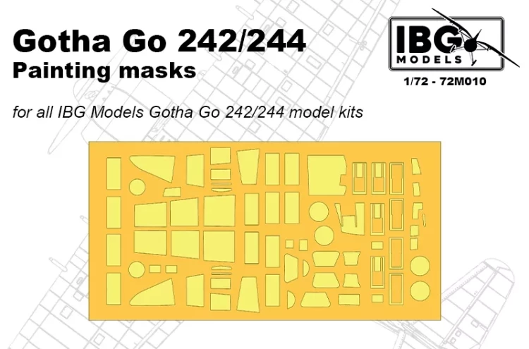IBG Models M7210 Gotha Go 242/244 Painting Mask 1/72