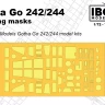 IBG Models M7210 Gotha Go 242/244 Painting Mask 1/72