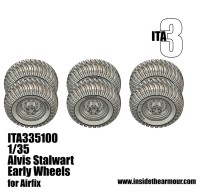 Inside the Armour ITA335100 Alvis FV622 STALWART early wheels (for Airfix) 1/35