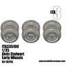 Inside the Armour ITA335100 Alvis FV622 STALWART early wheels (for Airfix) 1/35