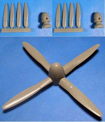 Vector VDS48-045 P-61 пропеллеры и коки 1/48
