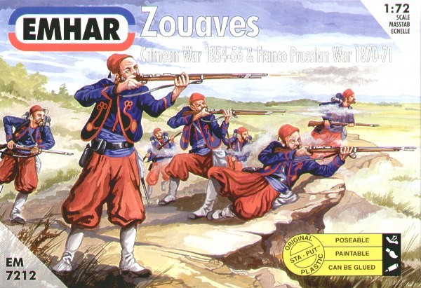 Emhar EM7212 Zouaves Crimean and Franco-Prussian Wars 1/72