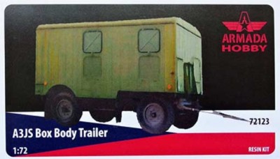 Armada Hobby E72123 A3JS Box Body Trailer 1/72