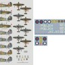 Dk Decals 72124 H.Hurricane of Czechoslovak Pilots (9x camo) 1/72