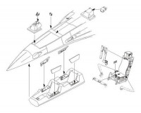 CMK 7193 F-16I Sufa Interior set for HAS/ Kinetic kit 1/72