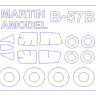 KV Models 14395 Martin B-57B/B-57C (AMODEL #1432) + маски на диски и колеса AMODEL 1/144