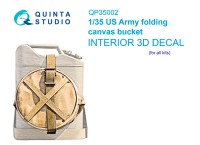 Quinta Studio QP35002 Складное брезентовое ведро армии США (для любых моделей) 1/35