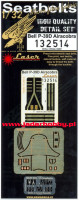 HGW 132514 Bell P-39D Airacobra Seatbelts + seats 1/32