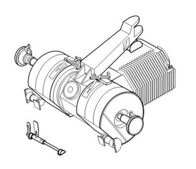 CMK 3120 Sd. kfz.138/1 Grille Transmission set Drag. 1/35