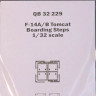 Quickboost QB32 229 F-14A/B Tomcat boarding steps (TAM) 1/32