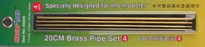 Master Tools 09945 Латунные трубки Set 4 длинна 20 см