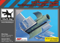 BlackDog A48086 F4J Phantom engine (HAS) 1/48