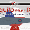 Dk Decals 32017 Mosquito PR.Mk.IX/XVI of Czechosl.airmen RAF 1/32
