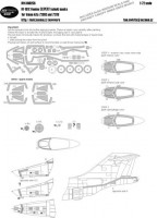 New Ware NWA-M0256 1/72 Mask RF-101C Voodoo EXPERT (VALOM 72093)