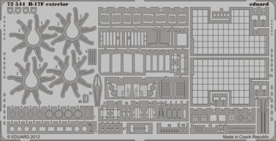 Eduard 72544 B-17F exterior