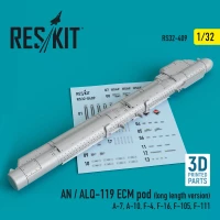Reskit RSK48-409 AN / ALQ-119 ECM pod (long version) 1/48