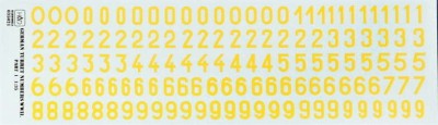 HAD J35021 Decal German numbers WWII (part 1) 1/35