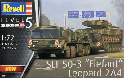 Revell 03311 SLT 50-3 ELEFANT LEOPARD 2A4 1/72