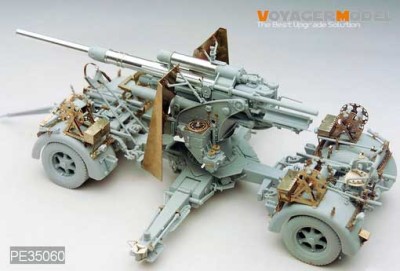 Voyager Model PE35060 Photo Etched set for WWII German 88mm Flak36 (For DRAGON) 1/35