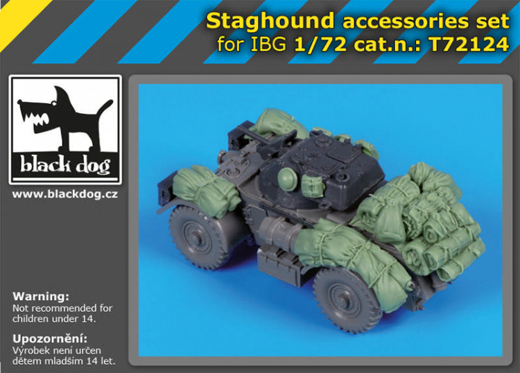 Blackdog G72124 Staghound accessories set (IBG) 1/72