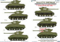 Colibri decals 35080 M4A2 Sherman (76) & HVSS - in Red Army V 1/35