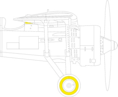 Eduard EX772 Mask PZL P.11c (ARMA H.) 1/48