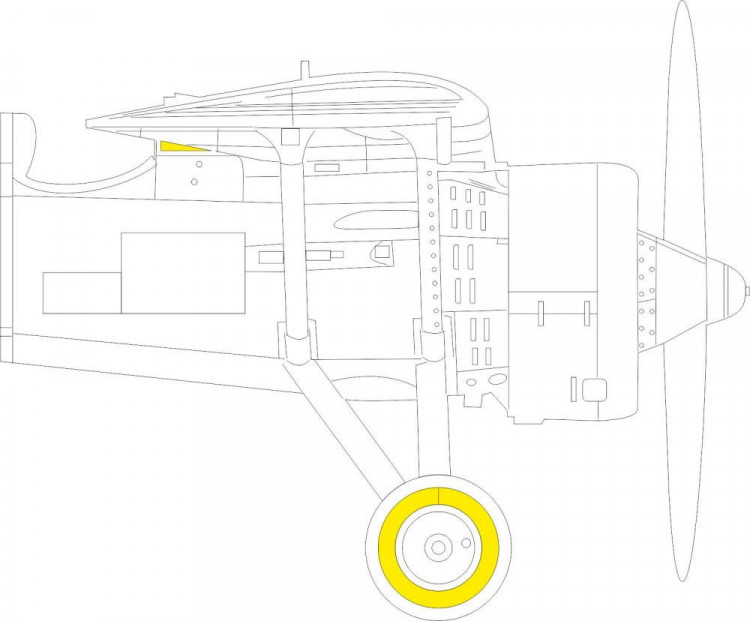 Eduard EX772 Mask PZL P.11c (ARMA H.) 1/48