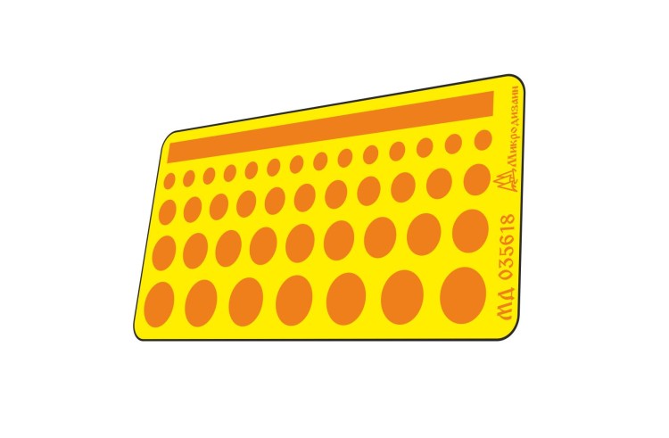 Микродизайн 035618 Шаблон для флока 1/35