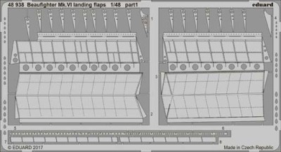 Eduard 48938 Beaufighter Mk.VI landing flaps 1/48