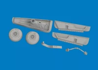 Eduard 6481194 BRASSIN P-40K tail wheel bay PRINT (EDU) 1/48