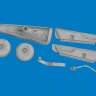 Eduard 6481194 BRASSIN P-40K tail wheel bay PRINT (EDU) 1/48