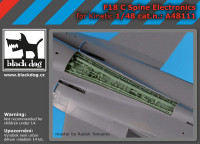 Blackdog A48111 F-18 C spine electronics (KIN) 1/48
